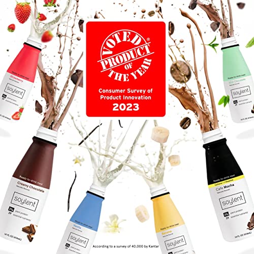 Soylent Meal Replacement Shake, Sampler Pack, Contains 20g Compl...