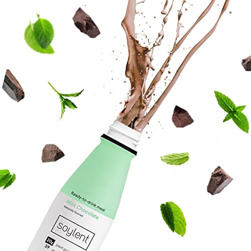 Soylent Mint Chocolate Plant Protein Meal Replacement Shake, 14