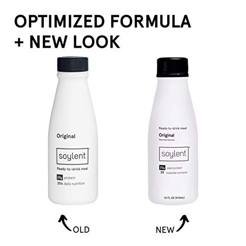 Soylent Original Plant Protein Meal Replacement Shake, 14 Fl Oz,