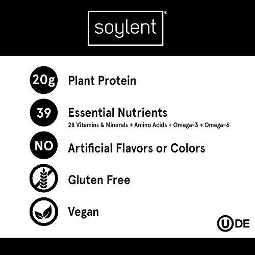 Soylent Original Plant Protein Meal Replacement Shake, 14 Oz Pa