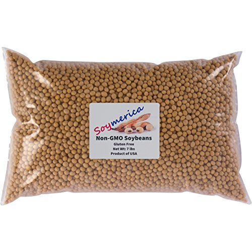 Soymerica Non-Gmo Soybeans - 7 Lbs Newest Crop. Identity Prese