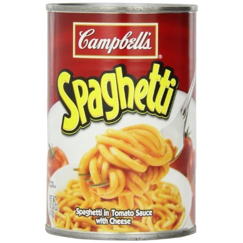Campbells Spaghetti In Tomato Sauce With Cheese, 14.75 Ounce P