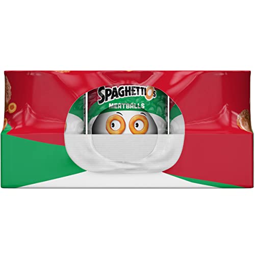 Spaghettios Canned Pasta With Meatballs, Healthy Snack For Kids