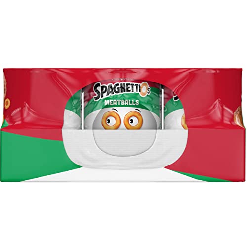Spaghettios Canned Pasta With Meatballs, Healthy Snack For Kids