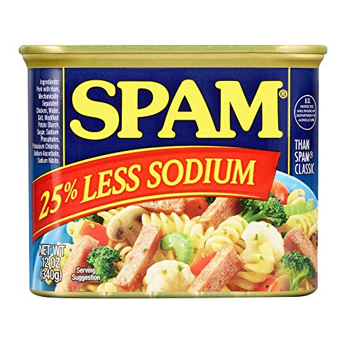 Spam 25% Less Sodium Pack Of 12