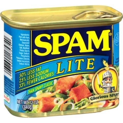 Spam, Lite Canned Meat, 12 Oz Pack Of 3 By Spam: Lite Canned