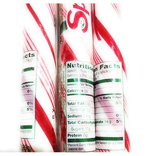 Spangler Jumbo Candy Cane Sticks Peppermint Poles 3 Pack