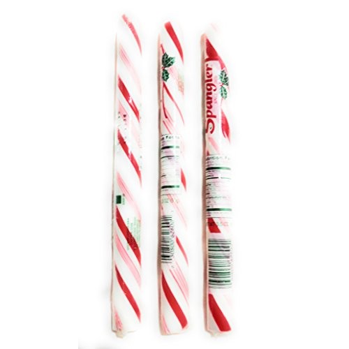 Spangler Jumbo Candy Cane Sticks Peppermint Poles 3 Pack