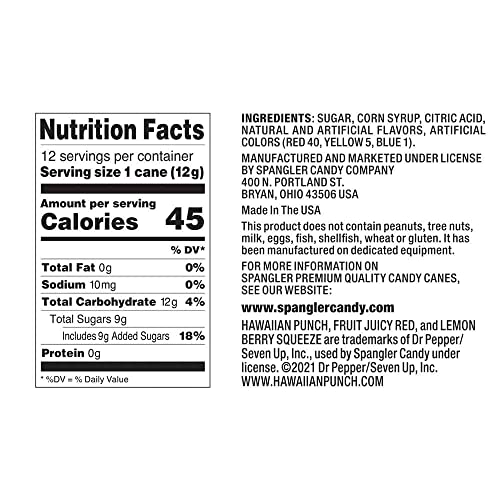 Candy Cane Mixed Pack - Hawaiian Punch, Lifesavers, Soda 144 Count