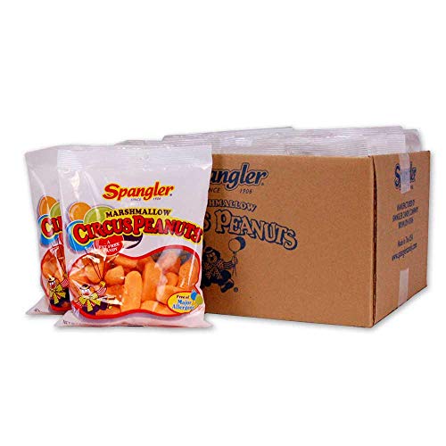 Spangler Circus Peanuts Candy, 5-Ounce Pack Of 12