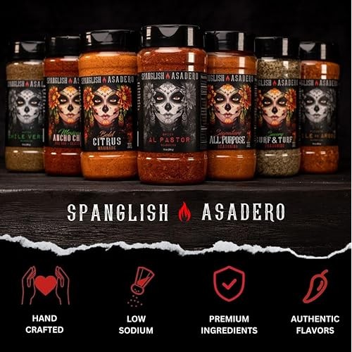 Spanglish Asadero 10oz Spicy Al Pastor | Mexican Seasoning for S...