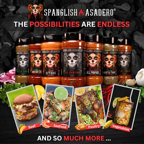 Spanglish Asadero 10oz Spicy Al Pastor | Mexican Seasoning for S...
