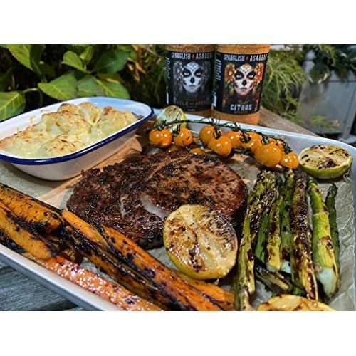 Spanglish Asadero 5.0 oz. 2-Pack 10 oz. Citrus Marinade + Chi...