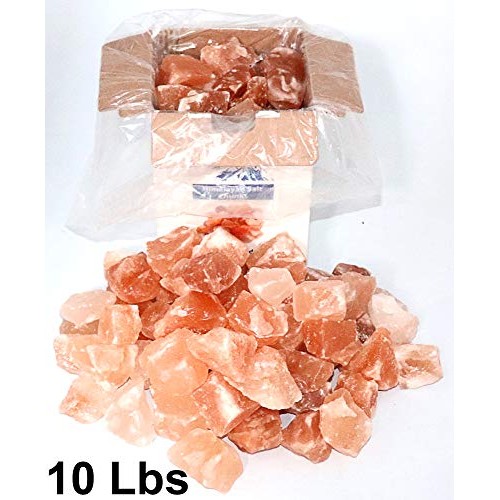 Spantik Himalayan Pink Salt Chunks 10 Lbs Bag 100% Authentic Pur...