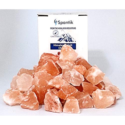 Spantik Himalayan Pink Salt Chunks 10 Lbs Bag 100% Authentic Pur...