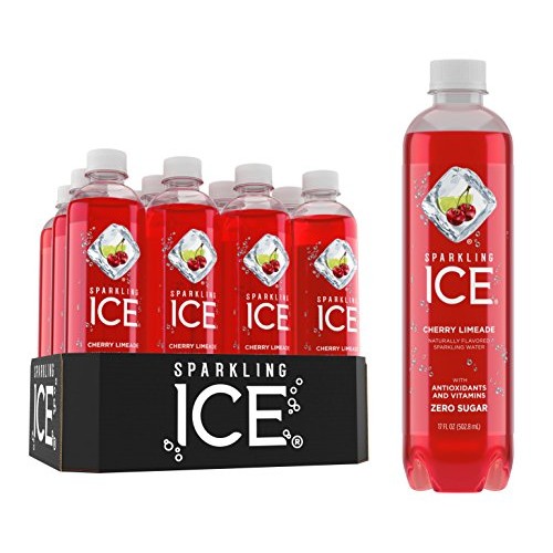 Sparkling Ice Cherry Limeade Sparkling Water, With Antioxidants