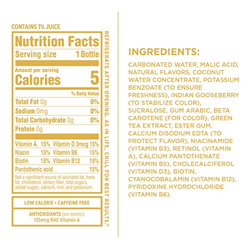 Sparkling Ice, Coconut Pineapple Sparkling Water, With Antioxida