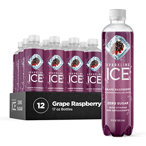 Sparkling Ice, Grape Raspberry Sparkling Water, Zero Sugar Flavo...