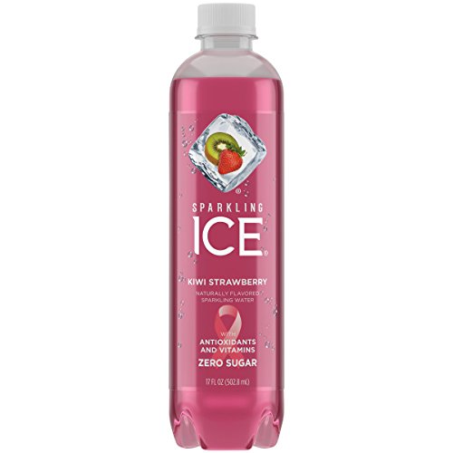 Sparkling Ice, Kiwi Strawberry Sparkling Water, With Antioxidant