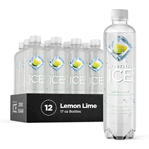 Sparkling Ice, Lemon Lime Sparkling Water, With Antioxidants And