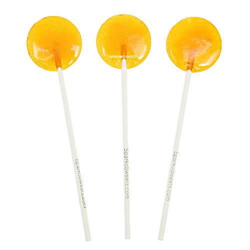 Sparko Sweets Natural Organic Lollipops Pieces, 1.2 Inch Diamete