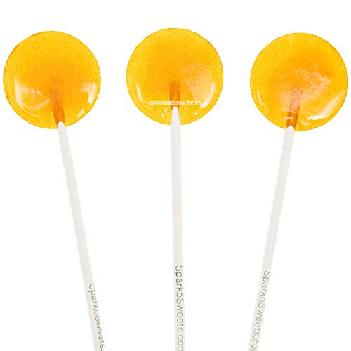 Sparko Sweets Natural Organic Lollipops Pieces, 1.2 Inch Diamete