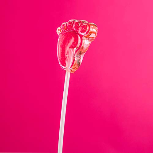 Sparko Sweets Twinkle Pops Lollipop, Pink Baby Feet Shapes, 12 ... Sparko Sweets Twinkle Pops Lollipop, Pink Baby Feet Shapes, 12 ...