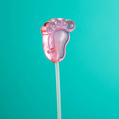 Sparko Sweets Twinkle Pops Lollipop, Pink Baby Feet Shapes, 12 ... Sparko Sweets Twinkle Pops Lollipop, Pink Baby Feet Shapes, 12 ...