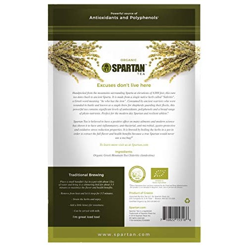 Spartan Race Organic Herbal Tea - Powerful Source Of Antioxidant
