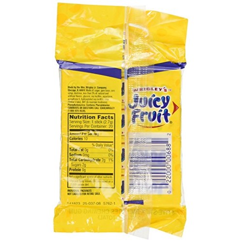 Wrigleys Juicy Fruit 4Pk