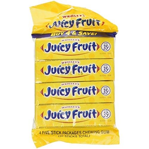Wrigleys Juicy Fruit 4Pk