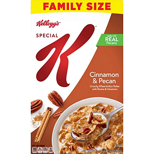 Kelloggs Special K, Breakfast Cereal, Cinnamon And Pecan, Value
