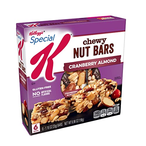 Kelloggs Special K Chewy Breakfast Bars, Gluten-Free Snacks, 14