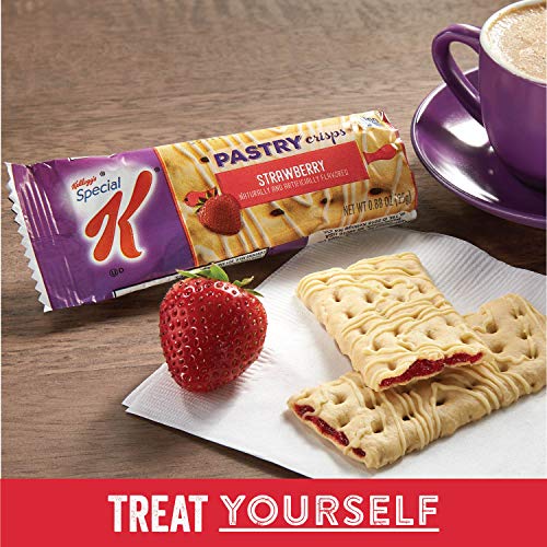 Special K Pastry Crisps, Strawberry, 5.28 Oz, 12 Crisps, 2 Per
