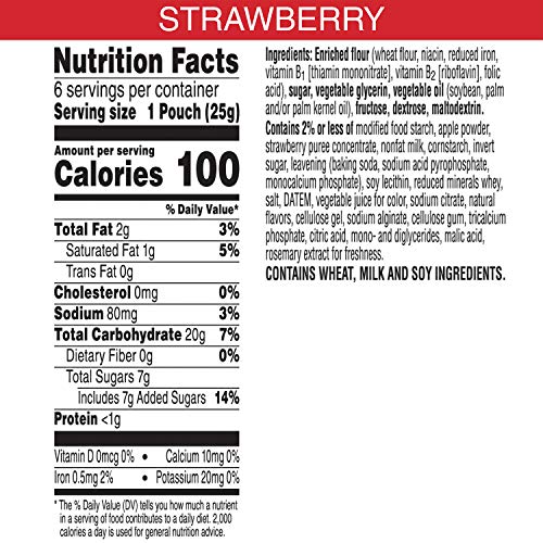 Special K Pastry Crisps, Strawberry, 5.28 Oz, 12 Crisps, 2 Per