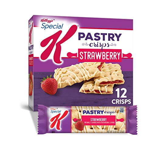 Special K Pastry Crisps, Strawberry, 5.28 Oz, 12 Crisps, 2 Per
