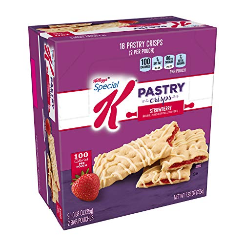 Special K Pastry Crisps, Strawberry, 7.92 Oz Pack Of 9 162 Pa