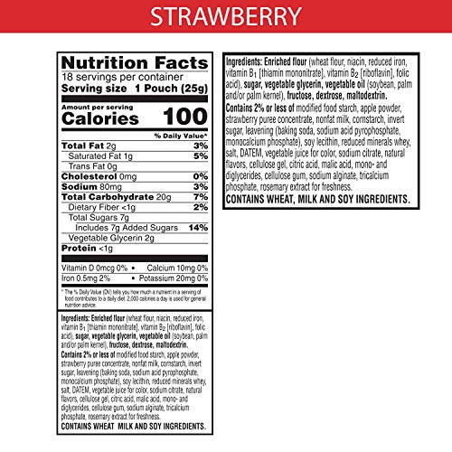 Special K Pastry Crisps, Strawberry, Value Pack, 15.84 Oz, 36 Cr