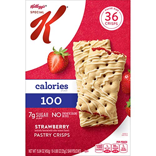 Special K Pastry Crisps, Strawberry, Value Pack, 15.84 Oz, 36 Cr