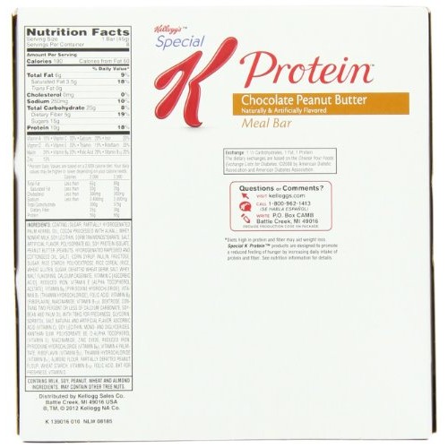 Special K Protein Bar, Chocolate Peanut Butter, 1.59-Ounce Packa