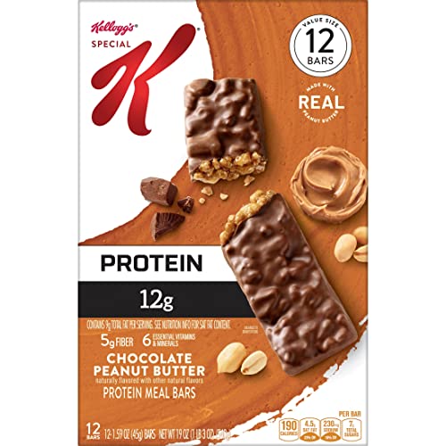 Special K Protein Bars, 12g Protein Snacks, Meal Replacement, Va...