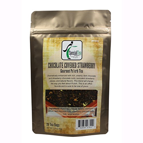 Special Tea Chocolate Covered Strawberry Pu-Erh Tea, 20 Count