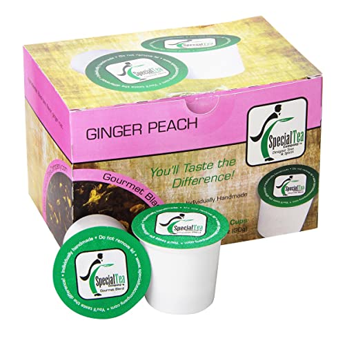 Special Tea Company Ginger Peach, Single Serve Black Tea Pod, Pa...