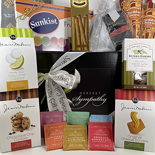 Premium Sympathy Gift Box Basket - For Bereavement Grief Thinkin