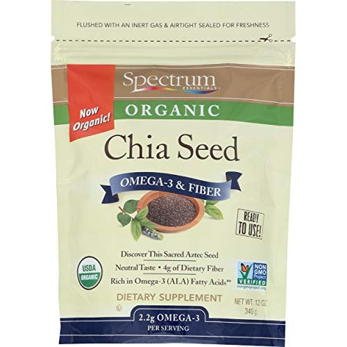 Spectrum Essentials Organic Chia Seed, 12 Oz