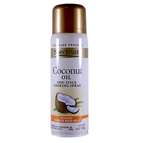 Spectrum Culinary Coconut Spray Oil, 6-Ounces Pack Of 3