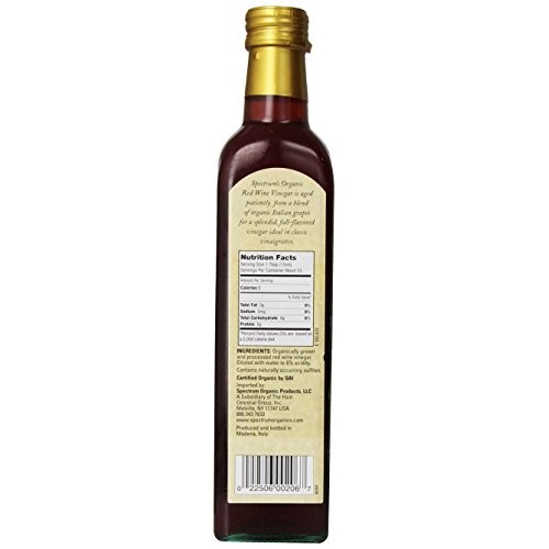 Spectrum Culinary Organic Red Wine Vinegar, 16.9 Fl. Oz.