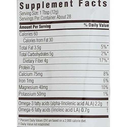 Spectrum Essentials Organic Chia Seed, Omega-3 &Amp; Fiber, 12 Oz
