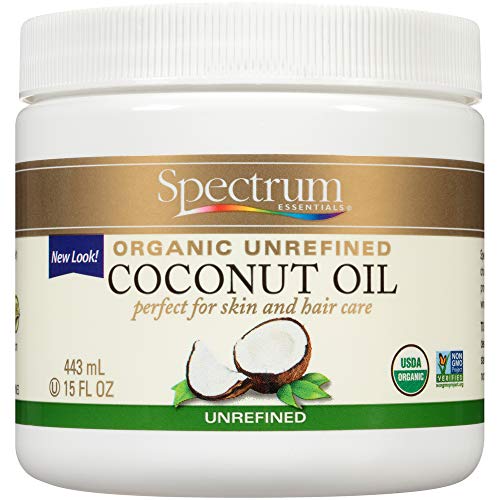 Spectrum Essentials Organic Coconut Oil, Unrefined, 15 Oz