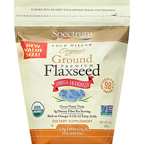 Spectrum Essentials Organic Ground Flaxseed, 24 Ounce Pack Of 1